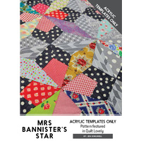 Mrs Bannister's Star Acrylic Template (ATO) 