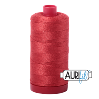 Aurifil 12wt Cotton Mako' 325m Spool - 2255 - Dark Red Orange