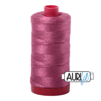 Aurifil 12wt Cotton Mako' 325m Spool - 2450 - Rose