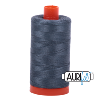Aurifil 50wt Cotton Mako' 1300m Spool - 1158 - Medium Grey