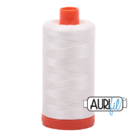 Aurifil 50wt Cotton Mako' 1300m Spool - 2026 - Chalk
