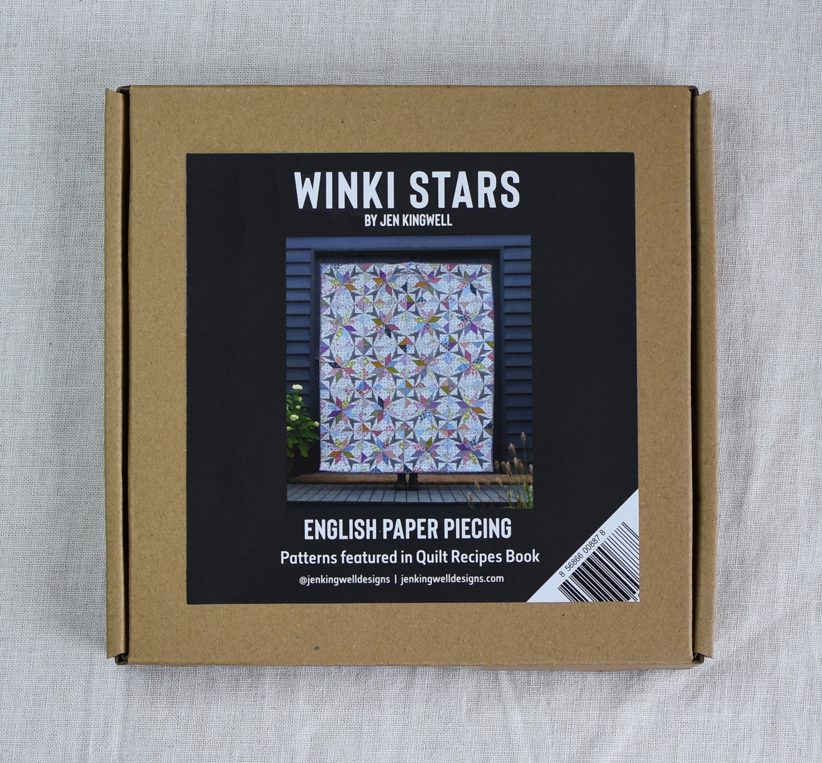 Jen Kingwell Winki Stars Paper Piecing - 123Stitch