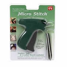 Quilter Basting Tacker Micro Kit, Attacher Tool + 4800 Mini Tails