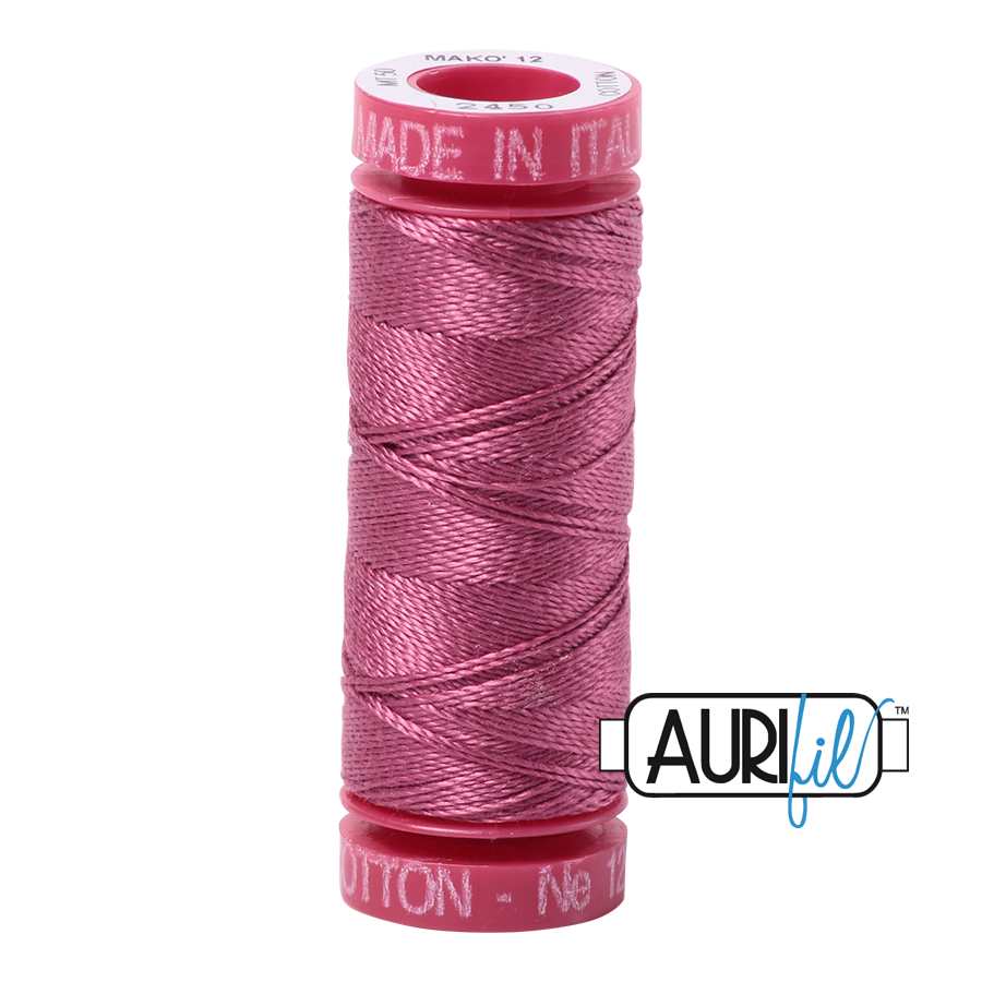 Aurifil Thread, 50wt, 100% Cotton Mako, Large Spool 1422 yds. Color 2326:  Sand - Picking Daisies