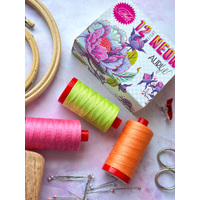 *PRE-ORDER* Aurifil Designer Collection - Untamed (12wt + Neon) by Tula Pink