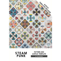 Quilt Pattern & 3 Acrylic Template Set a Wild Ride Jen Kingwell for
