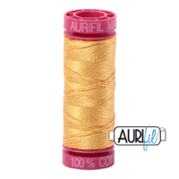 Aurifil 12wt Cotton Mako' 50m Spool - 2134 - Spun Gold