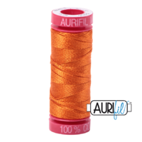 Aurifil 12wt Cotton Mako' 50m Spool - 2150 - Pumpkin