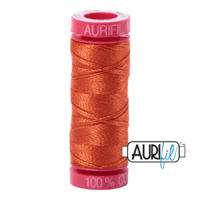 Aurifil 12wt Cotton Mako' 50m Spool - 2240 - Rusty Orange