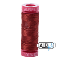 Aurifil 12wt Cotton Mako' 50m Spool - 2355 - Rust