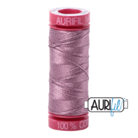 Aurifil 12wt Cotton Mako' 50m Spool - 2566 - Wisteria