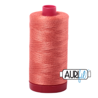 Aurifil 12wt Cotton Mako' 325m Spool - 2225 - Salmon