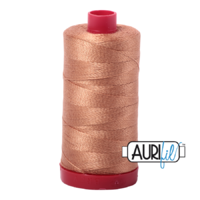 Aurifil 12wt Cotton Mako' 325m Spool - 2330 - Light Chestnut