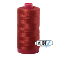 Aurifil 12wt Cotton Mako' 325m Spool - 2385 - Terracotta