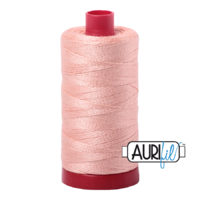Aurifil 12wt Cotton Mako' 325m Spool - 2420 - Blush
