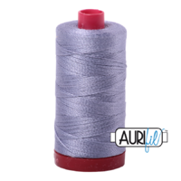 Aurifil 12wt Cotton Mako' 325m Spool - 2524 - Grey Violet