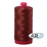 Aurifil 12wt Cotton Mako' 325m Spool - 4012 - Copper Brown