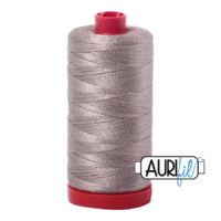 Aurifil 12wt Cotton Mako' 325m Spool - 6730 - Steampunk